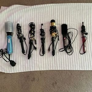 Curling irons, blow dryer brush, hot iron brush Styling and Tools Beauty